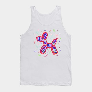 Balloon Dog Party Tank Top